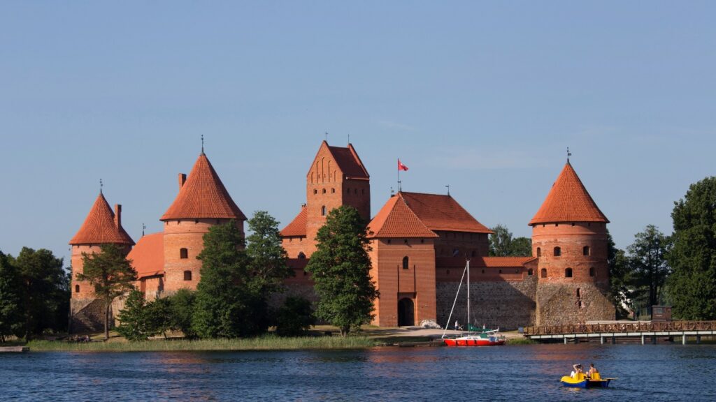 Lituania. Castillo de Trakai