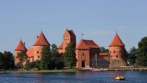 Que ver en Vilna Lituania. Castillo de Trakai