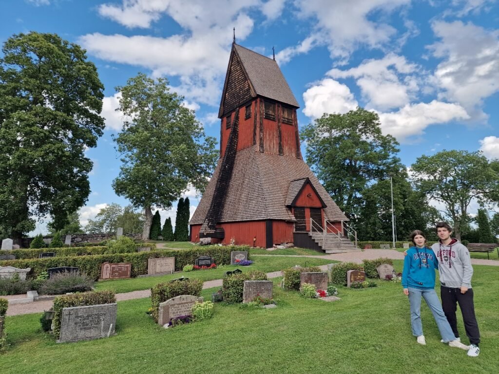 Uppsala. Gamla Uppsala. Iglesia